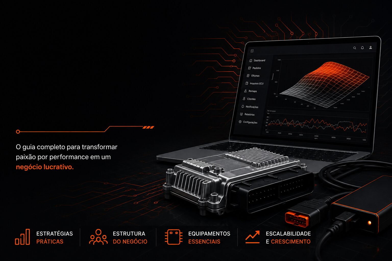 Capa: Como Montar uma Empresa de Reprogramação de ECU