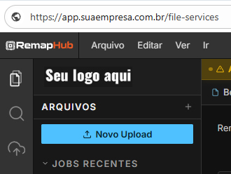 Portal RemapHub com a sua marca e domínio próprio